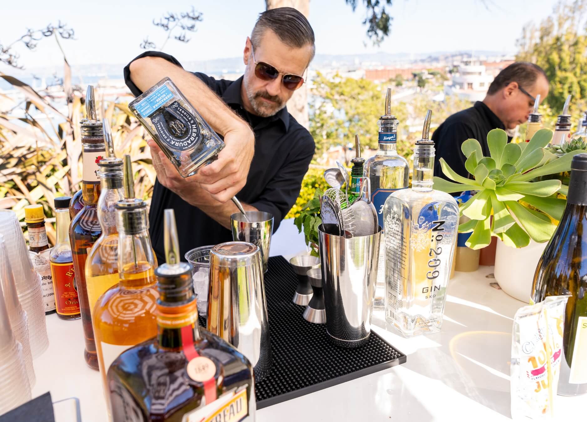 event photography at company party with drinking